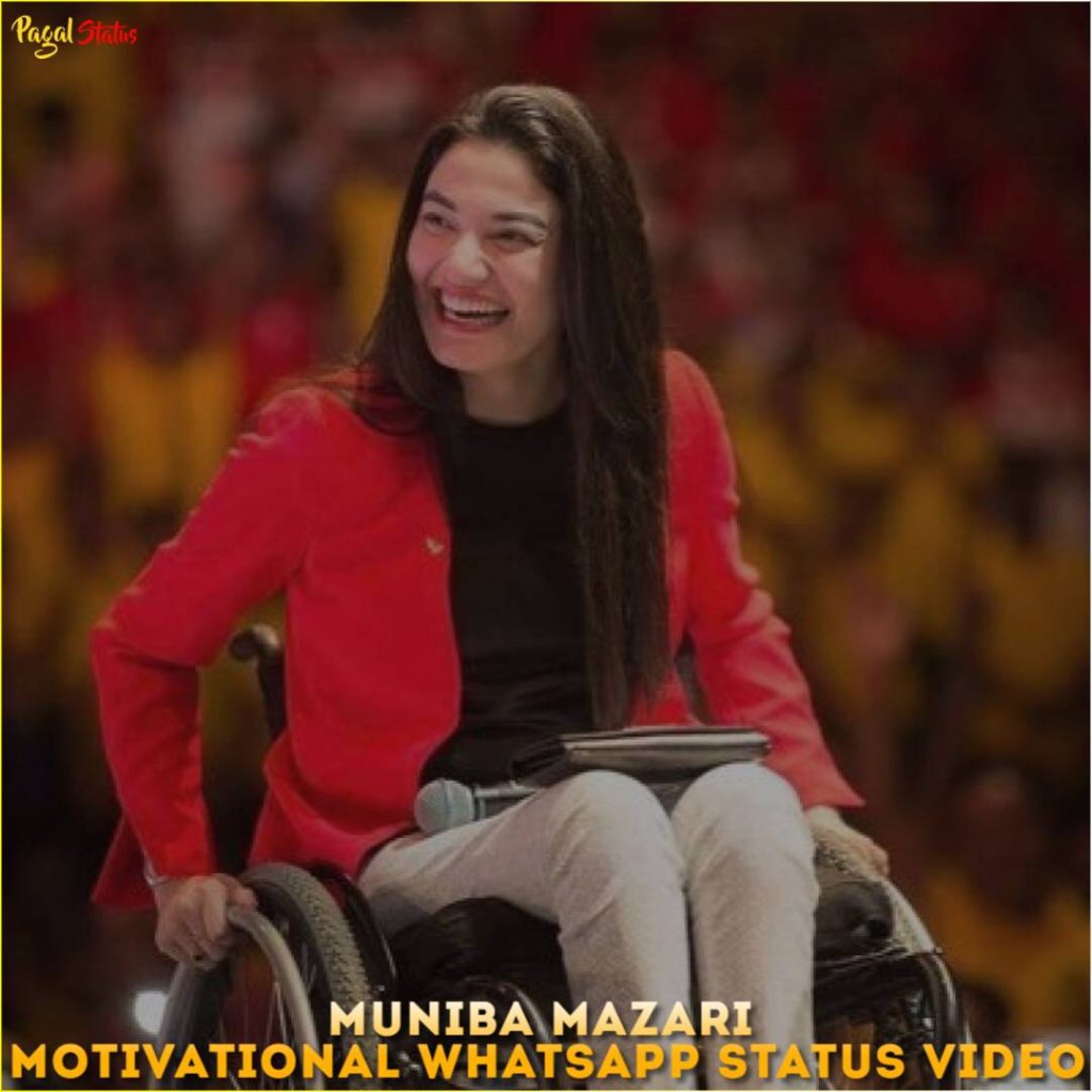 Muniba Mazari Motivational Whatsapp Status Video