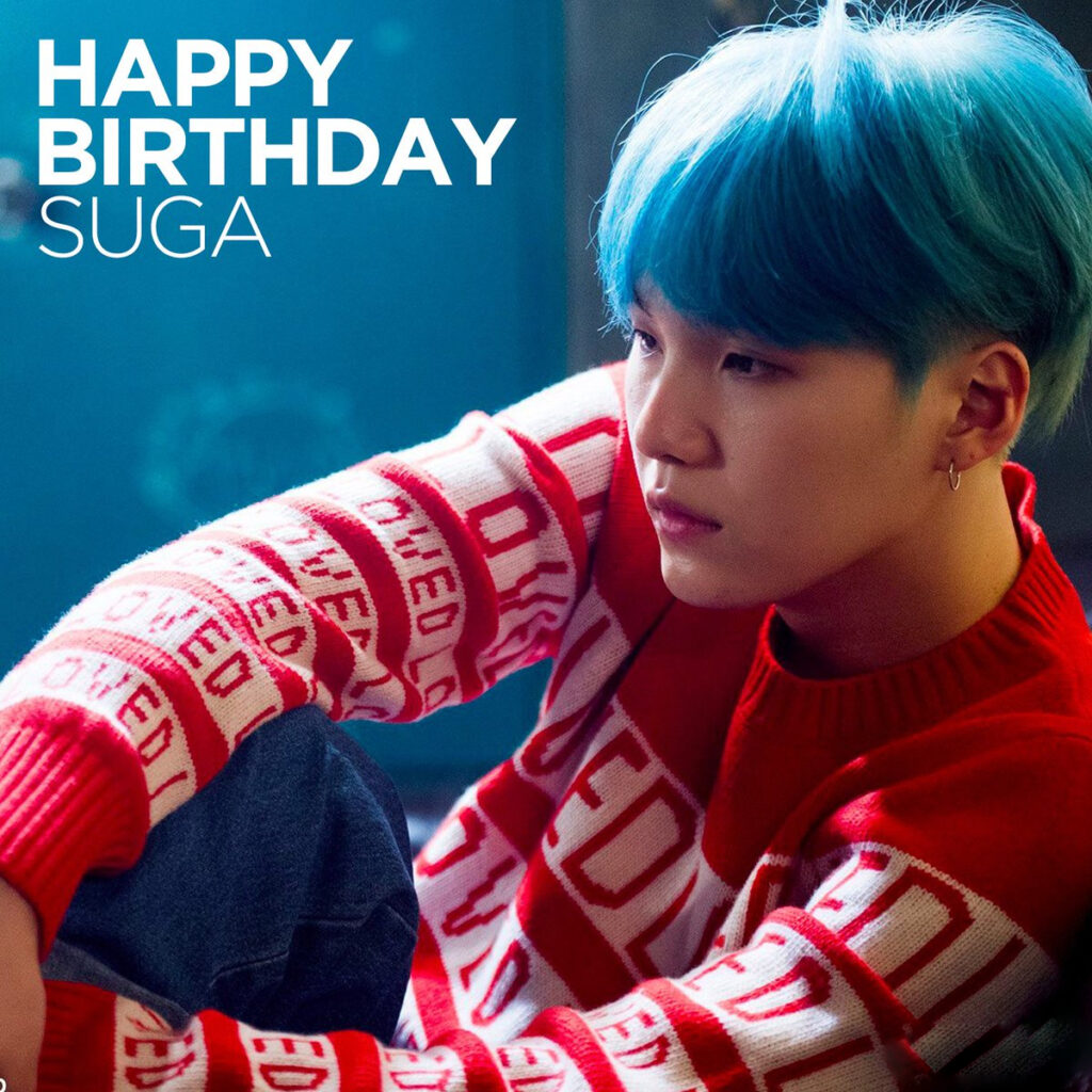 Happy Birthday BTS Suga Whatsapp Status Video