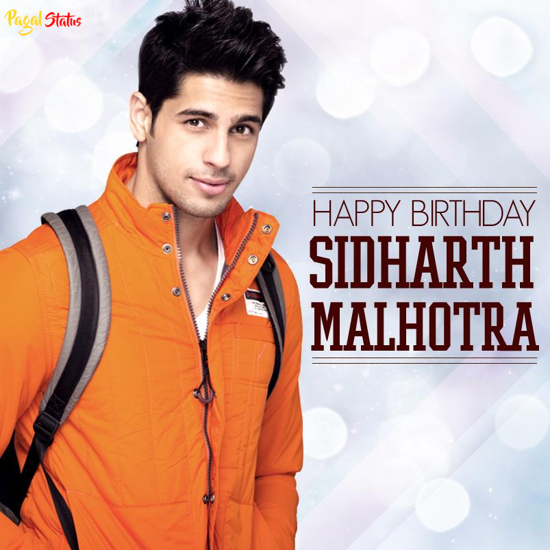 Happy Birthday Sidharth Malhotra Whatsapp Status Video