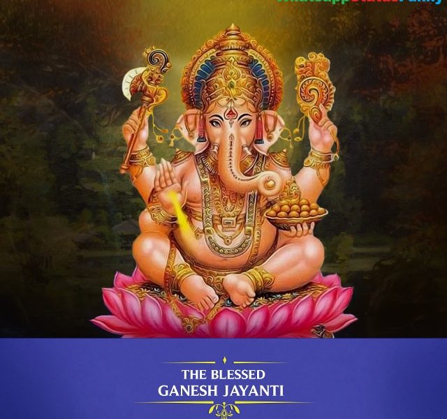 Happy Ganesh Jayanti Special Day Status Video